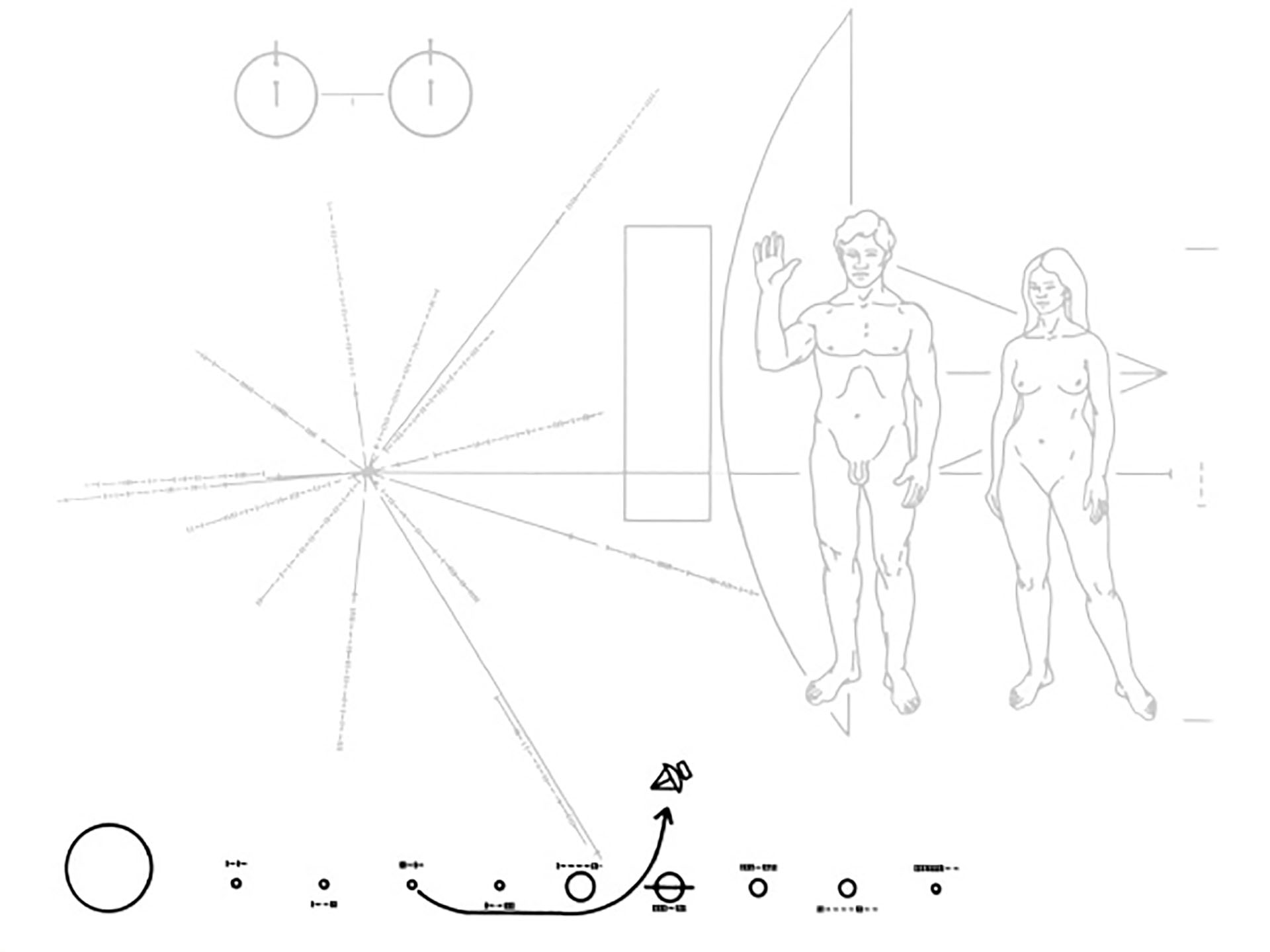 The probe's solar system